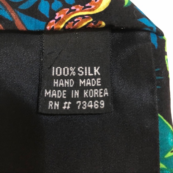 Addiction men’s tie 100% silk hand made in Korea - Picture 4 of 8